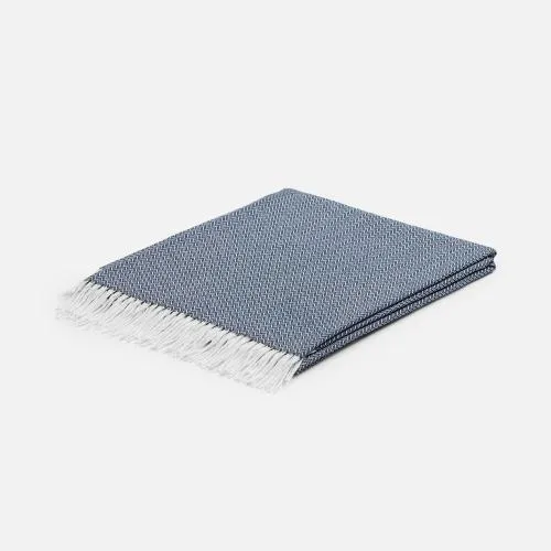 Плед «Бергамо», синий