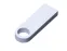 USB 3.0-флешка на 128 Гб с мини чипом и круглым отверстием, белый