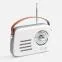 Bluetooth-колонка с радио Retronica, белая