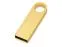 USB 2.0-флешка на 16 Гб с мини чипом и круглым отверстием, золотистыйй