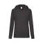 Толстовка женская без начеса LIGHTWEIGH HOODED SWEAT 240, черный