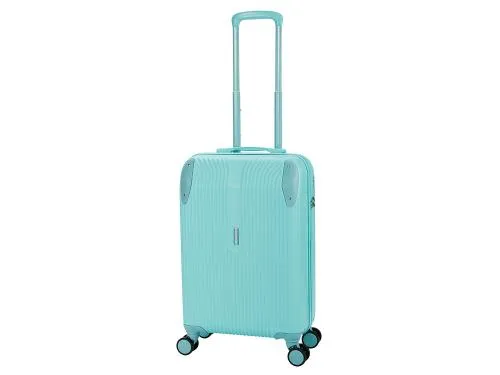 Чемодан TORBER В Отпуск, бирюзовый, ABS-пластик, 41 х 25 х 61 см, 48 л, 2,7 кг