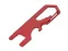 Мультиинструмент Carabiner, красный