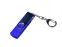 USB-флешка на 64 ГБ поворотный механизм, c двумя дополнительными разъемами MicroUSB и TypeC, синий