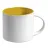 Кружка ANITA, 410 мл, матовая, белый, желтый