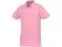 Мужское поло Helios с коротким рукавом, light pink