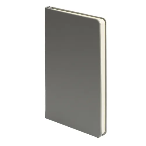 Ежедневник недатированный SIMPLY FIRM, А5,  серый, кремовый блок, в линейку, серый