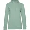 Толстовка с капюшоном женская Hoodie, серо-зеленая
