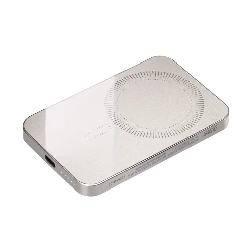 Внешний аккумулятор Артекс PD (Artex PD) 5000mAh с функцией беспроводной зарядки 15W, титановый