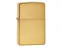 Зажигалка ZIPPO с покрытием Brushed Brass, латунь/сталь, золотистая, матовая, 38x13x57 мм
