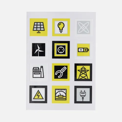 Стикерпак UV-DTF Industry, энергетика