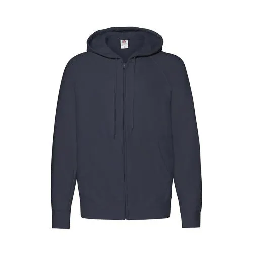 Толстовка без начеса LIGHTWEIGHT HOODED SWEAT JACKET 240, темно-синий