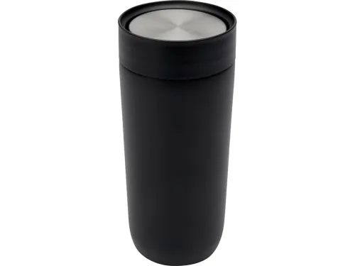 Camden кружка из нержавеющей стали, сертифицированный RCS, 350 м, сплошной черный