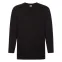 Футболка мужская SUPER PREMIUM LONG SLEEVE 205, черный