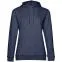 Толстовка с капюшоном женская Hoodie, синий меланж