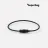 Тросик-кольцо Ring для обвеса, L=15см (черный)