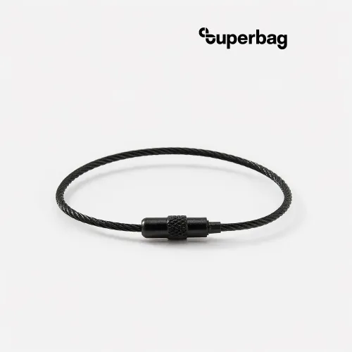 Тросик-кольцо Ring для обвеса, L=15см (черный)