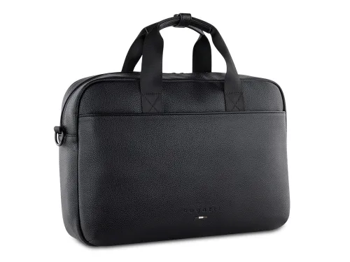 Портфель мужской BUGATTI РИКО | RICO, черный, полиуретан, 40 x 10 x 28,5 см