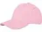 Бейсболка Davis, 6 панелей, light pink