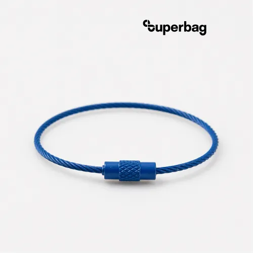Тросик-кольцо Ring для обвеса, L=15см (синий)