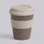 Стакан с силиконовой крышкой Cafe, beige