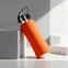 Бутылка для воды Bottle C1, сталь, soft touch, 600 мл, оранжевый