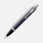 Ручка шариковая Parker IM Core Matte Blue CT, темно-синяя с черным