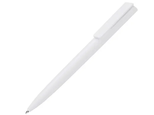 Ручка пластиковая шариковая Taper Solid, матовый белый