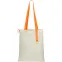 Сумка для покупок White GLOW 325 г/м², Бежевый/Оранжевый