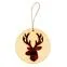 Украшение новогоднее RED DEER, бежевый