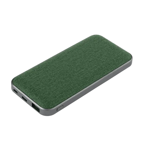 Внешний аккумулятор Твид PB (Tweed PB) 10000 mAh, зеленый