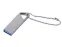 USB 3.0-флешка на 32 Гб с мини чипом, компактный дизайн, отверстие треугольной формы для цепочки