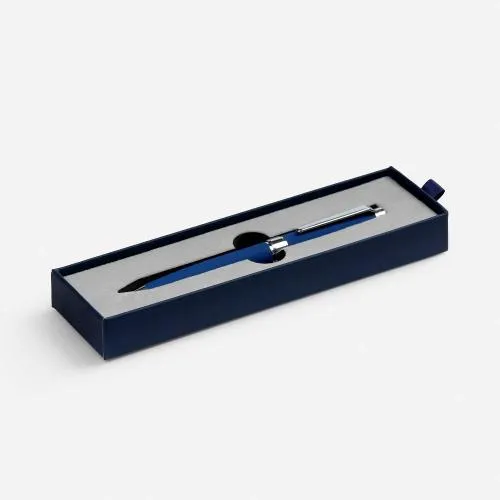 Ручка шариковая Broad Ring Soft Touch в футляре, синяя