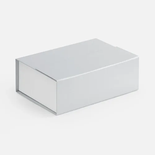 Коробка Bicolor Case, белая с серым