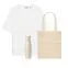 Набор с одеждой Раст (RUST) (футболка, термобутылка, шоппер), белый/бежевый, 3XL/4XL