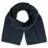 Шарф вязаный  WIND SCARF-S, темно-синий
