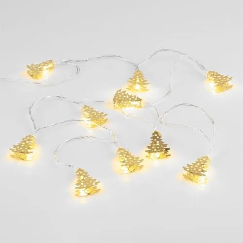 Светодиодная гирлянда Golden Lights, золотистая