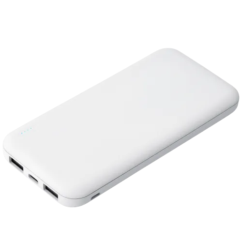 Внешний аккумулятор с подсветкой Люче (Luce) 10000 mAh, белый