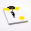 Тетрадь Pininfarina Stone Paper Banksy Улетающая девочка 14х21см каменная бумага, 64 листа, линованная