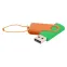 Флешка Designer To Go 2.0 USB 16Gb, Зеленый/Оранжевый