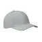 6 panel baseball cap, серый
