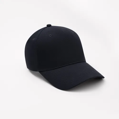Бейсболка Фит (Fit), 5 клиньев, черный