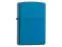 Зажигалка ZIPPO Classic с покрытием Sapphire™, латунь/сталь, синяя, глянцевая, 38x13x57 мм