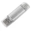 USB flash-карта ASSORTI OTG Type-C (16Гб), серебристый