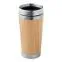 Термокружка с бамбуком 400ml, древесный