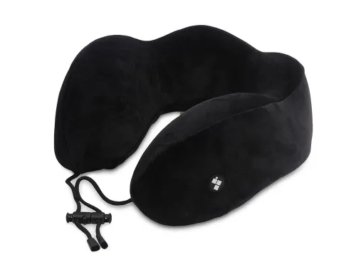 Подушка для путешествий с эффектом памяти Мемо Bluewinder Black