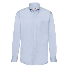 Рубашка мужская LONG SLEEVE OXFORD SHIRT 135, голубой