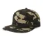 Бейсболка SNAP BACK-S, 6 клиньев, пластиковая застежка, зеленый камуфляж