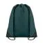 190T Polyester drawstring bag, тёмно-зелёный
