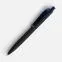 Ручка шариковая Prodir QS01 PRT-T Soft Touch, черная с синим